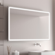 Καθρέφτης Hera Antrachite 80x70cm, επιλογή φως TRIMODE-LED, On/Off αφής, ρύθμιση έντασης, αποθαμβωτής.