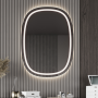 Καθρέφτης Safir 60x80 cm, επιλογή φως TRIMODE-LED, On/Off αφής , ρύθμιση έντασης , αποθαμβωτής.