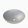 Νιπτήρας Πάγκου Πορσελάνης Cerastyle Zero Φ 46cm  07160Α-97 Ματ Γκρί