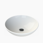 Νιπτήρας Πάγκου Πορσελάνης Cerastyle Zero Φ 46cm  071600  Λευκό