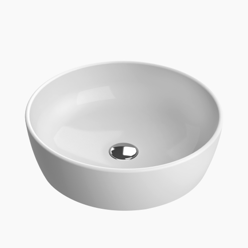 Νιπτήρας Πάγκου Πορσελάνης Cerastyle One Φ 46cm  076100  Λευκό