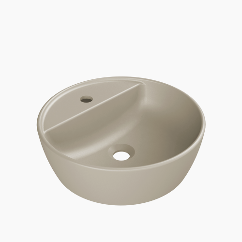 Νιπτήρας Πάγκου Πορσελάνης Cerastyle One Φ 42cm  076408-u-97  Ματ Cappuccino