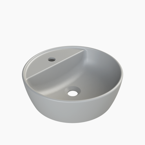 Νιπτήρας Πάγκου Πορσελάνης Cerastyle One Φ 42cm  07640Α-u-97 Ματ Γκρί