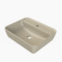 Νιπτήρας Πάγκου Πορσελάνης Cerastyle One 55x45cm  076708-u-97  Ματ Cappuccino