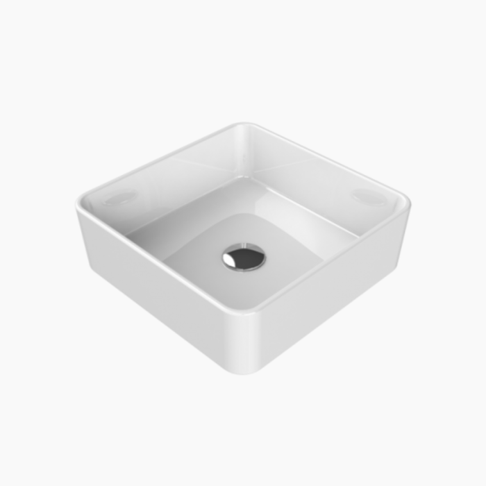 Νιπτήρας Πάγκου Πορσελάνης Cerastyle Suit 40x40cm 079100 Λευκό Νιπτήρας Πάγκου Πορσελάνης Cerastyle Suit 40x40cm 079100 Λευκό