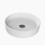 Νιπτήρας Πάγκου Πορσελάνης Cerastyle Suit Φ 40cm  078100-97 Ματ Λευκό
