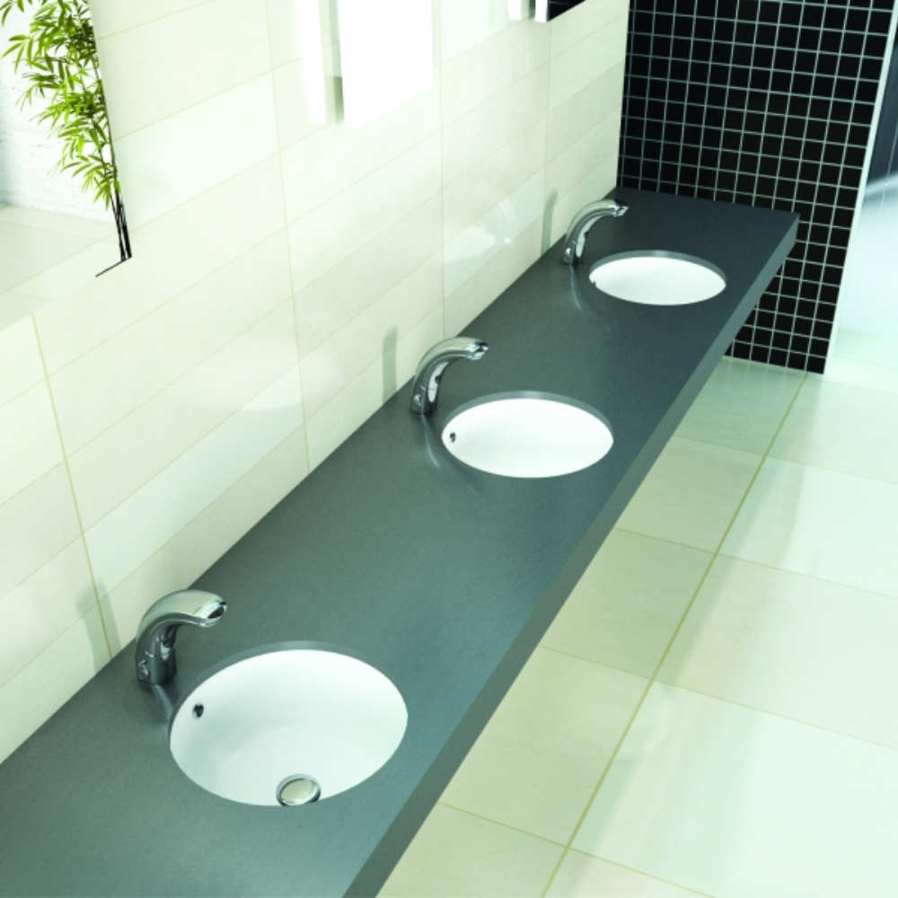 Νιπτήρας Υποκαθήμενος Πορσελάνης Cerastyle Suit Under Counter Φ 38cm  070600  Λευκό