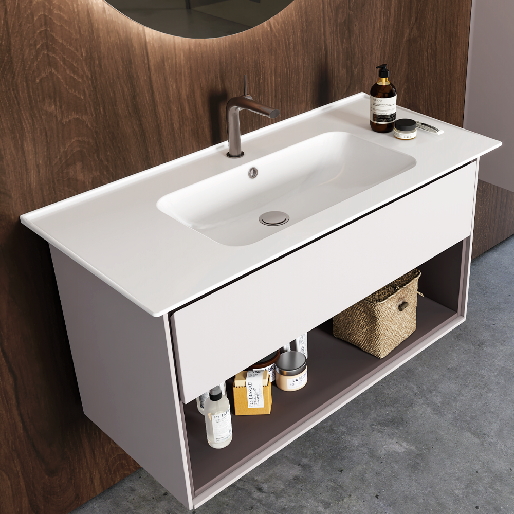 Νιπτήρας Επίπλου Πορσελάνης Cerastyle Blue 70x47cm 042200-u Λευκό