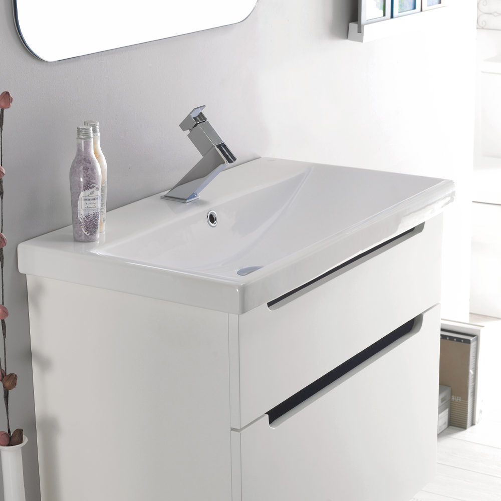 Νιπτήρας Επίπλου Πορσελάνης Cerastyle Elite 80x45cm 032200-u Λευκό