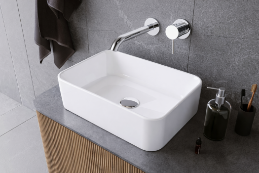 Μπαταρία Εντοιχισμού Νιπτήρας Iconic VM-1813  Χρώμιο