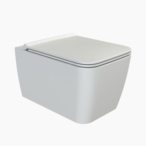 Λεκάνη Κρεμαστή Πορσελάνης Cerastyle Hera Rimless 019700-w Λευκή Σετ