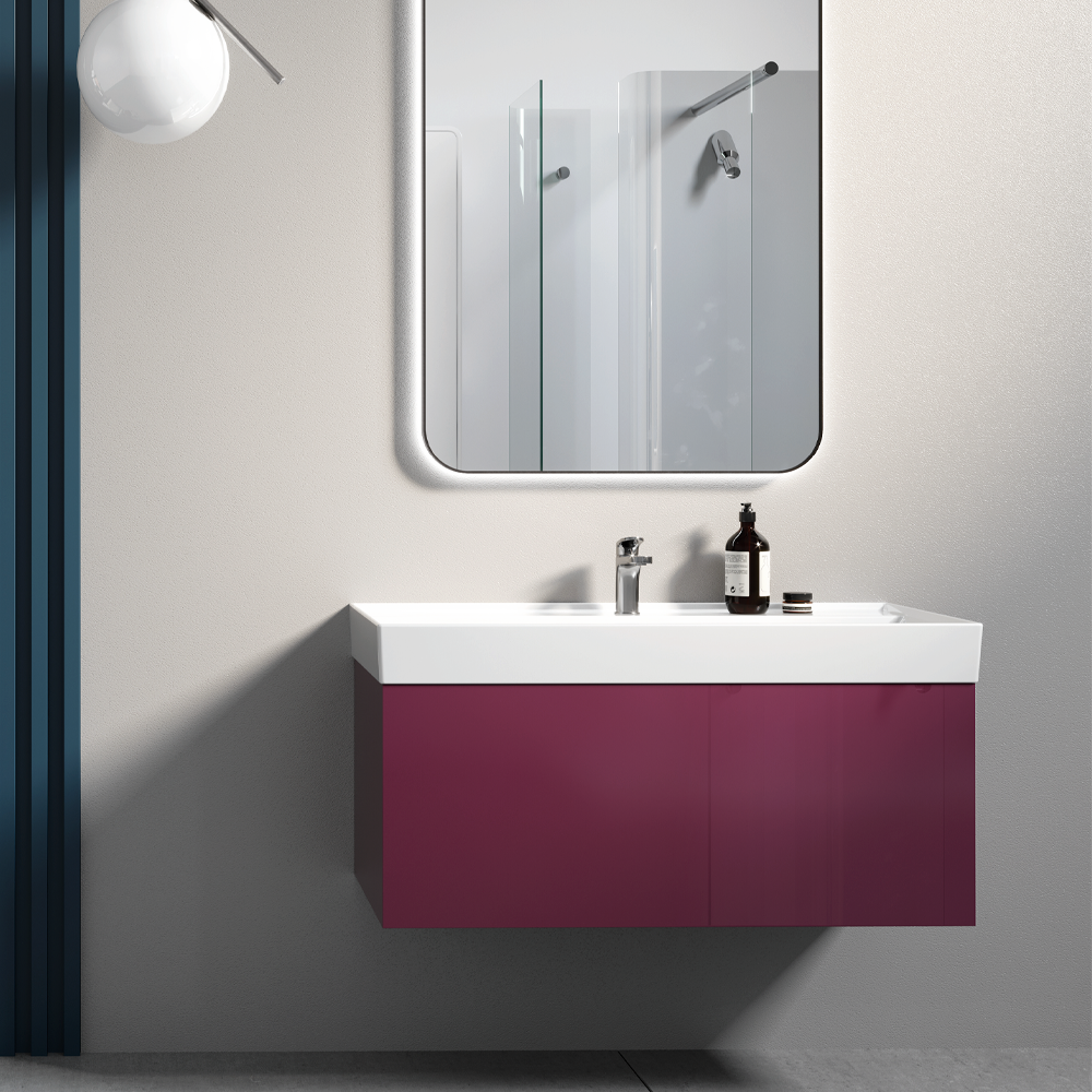 Νιπτήρας Επίπλου Πορσελάνης Cerastyle Sharp 60x48cm 037100-u Λευκό