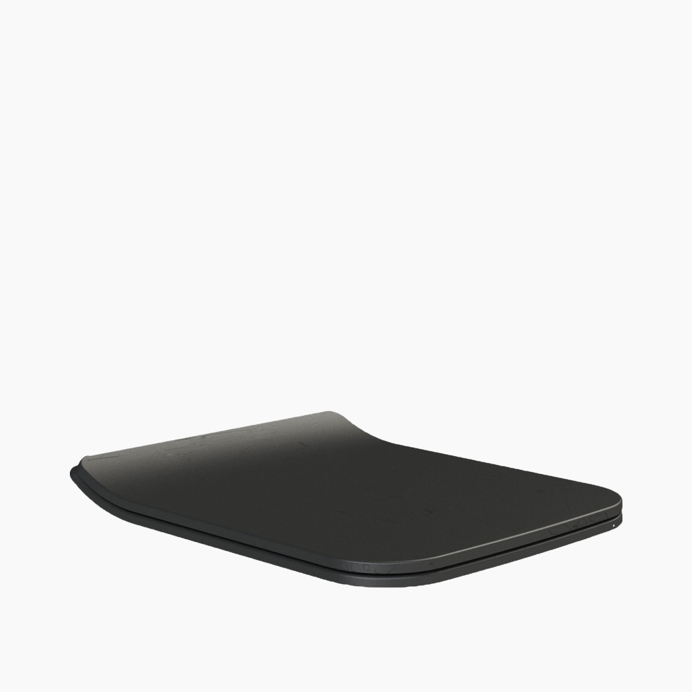 Κάλυμμα Λεκάνης Duroplast Cerastyle Hera Slim Soft Close Αποσπώμενο 0101S505 Ματ Μαύρο