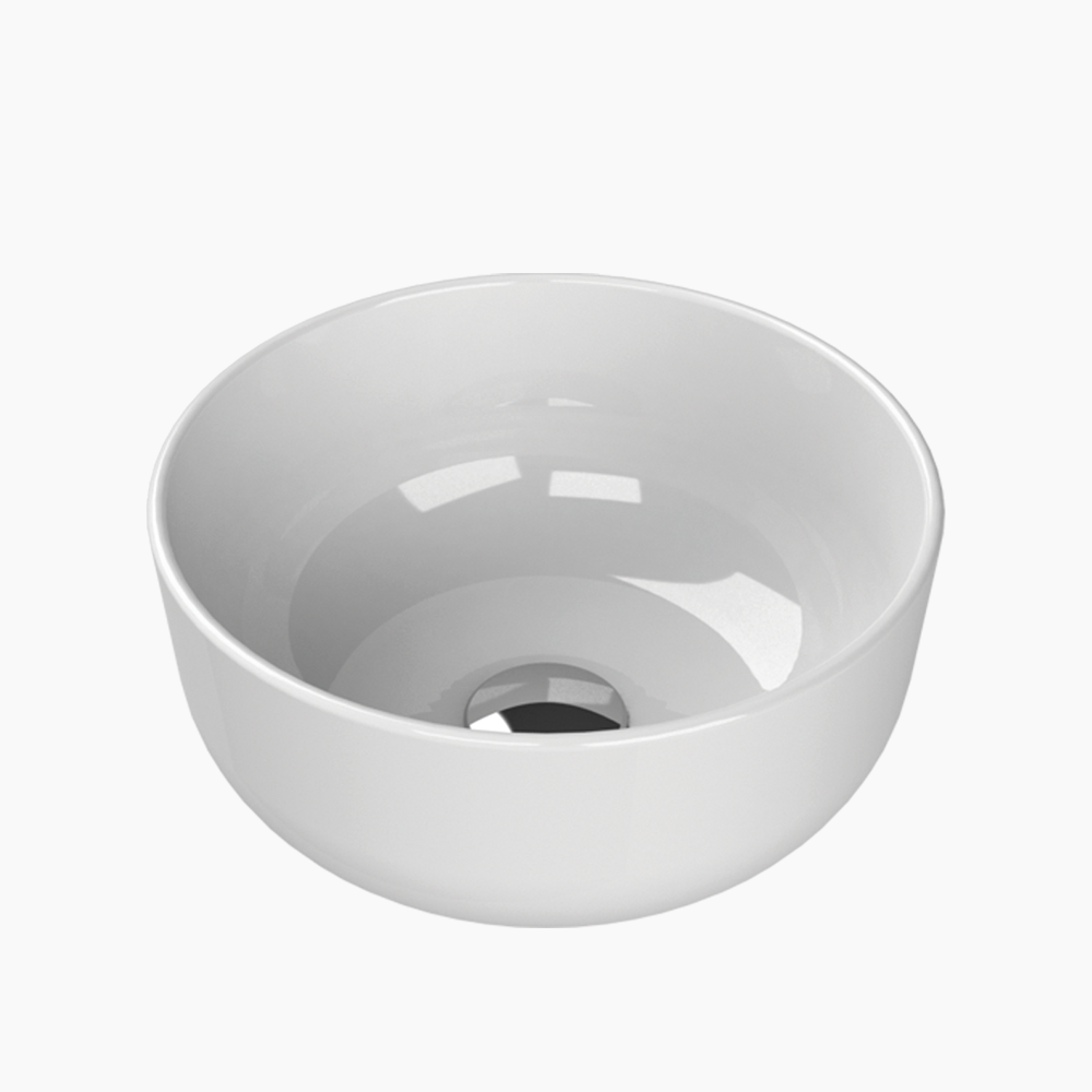 Νιπτήρας Πάγκου Πορσελάνης Cerastyle Aqua Φ 33cm  077600  Λευκό