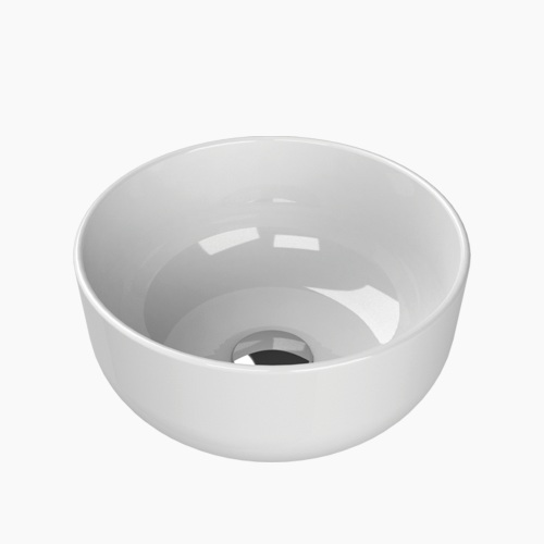 Νιπτήρας Πάγκου Πορσελάνης Cerastyle Aqua Φ 33cm  077600  Λευκό