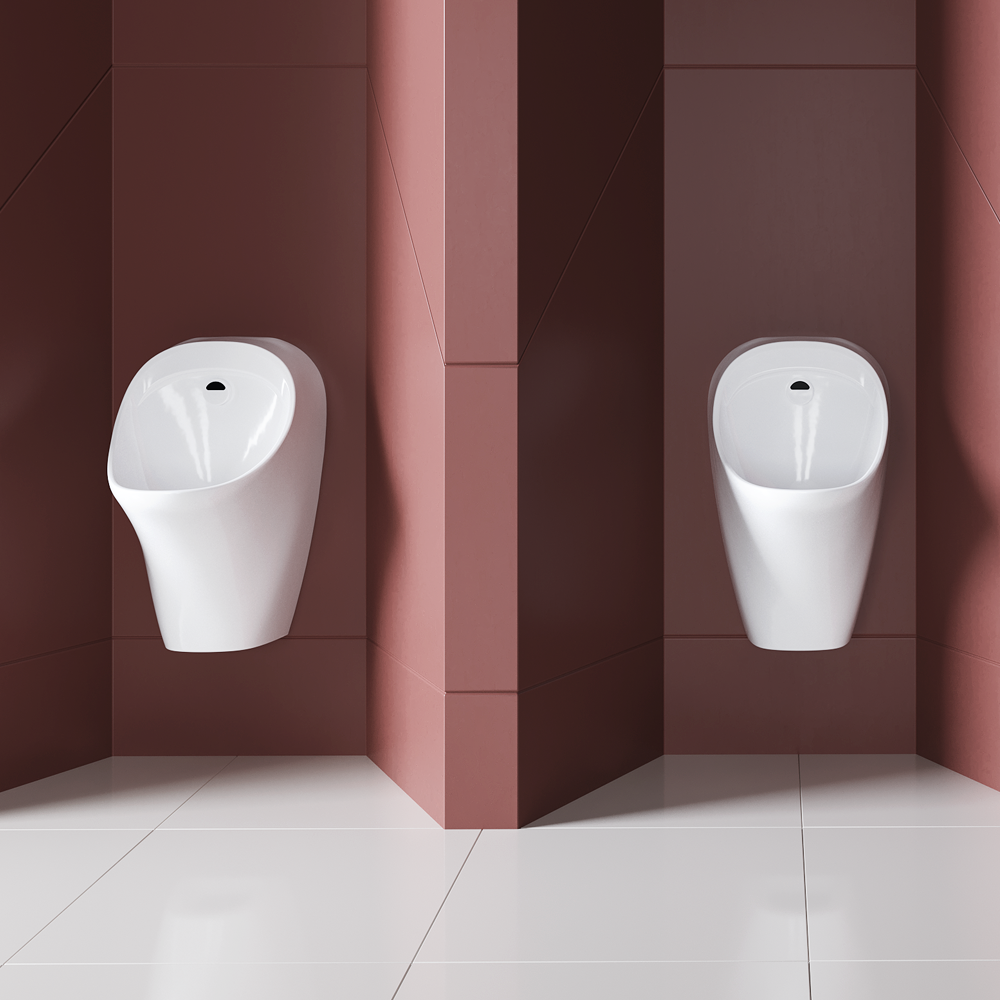 Ουρητήριο Κρεμαστή Πορσελάνης Cerastyle Aqua με Φωτοκύτταρο 014800 Λευκή