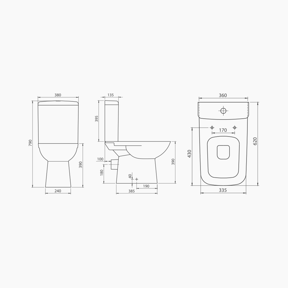 Λεκάνη Δαπέδου Πορσελάνης Cerastyle Duru με Μπιντέ  028800-p Πισωστόμια Λευκή Σετ
