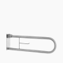 Μπάρα τοίχου ανακλινόμενη ΑΜΕΑ με χαρτοθήκη , ανοξείδωτο inox 304 , διάμετρο Φ32 mm , μήκος 73 cm