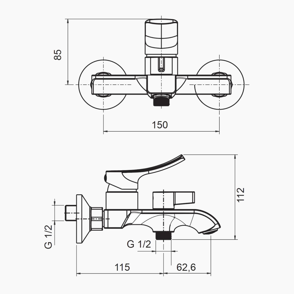 Μπαταρία Λουτρού Valero VM-1224 Brushed Gold