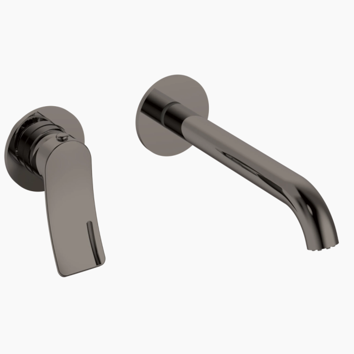 Μπαταρία Εντοιχισμού Νιπτήρας Ορειχάλκινο Valero VM-1803 Art Gray