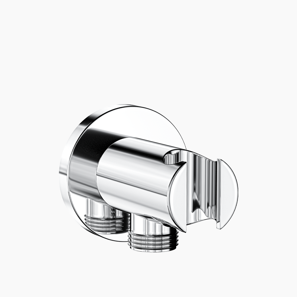 Σετ Εντοιχισμού Στρόγγυλη Τριπλής Ροής με Διανομέα Ορειχάλκινο DM-2761 Χρώμιο