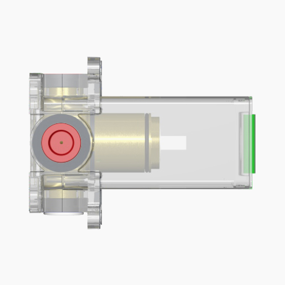 Μπαταρία Εντοιχισμού Στρόγγυλη Μονής Ροής Ορειχάλκινο DM-2823 Μαύρο
