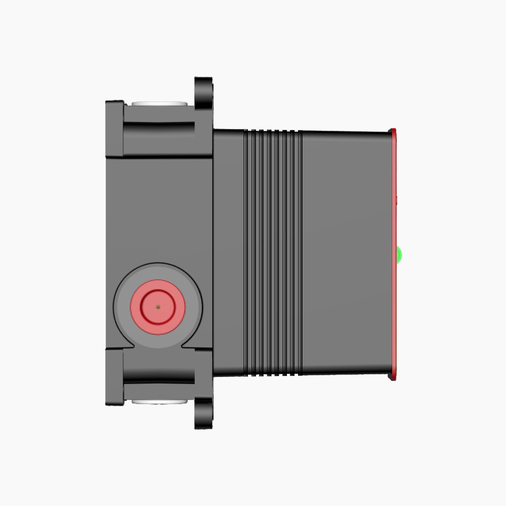 Μπαταρία Εντοιχισμού Στρόγγυλη Διπλής Ροής με Διανομέα Ορειχάλκινο DM-2805 Χρώμιο