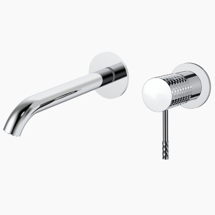 Μπαταρία Εντοιχισμού Νιπτήρας Στρόγγυλη Iconic VM-1811 Χρώμιο