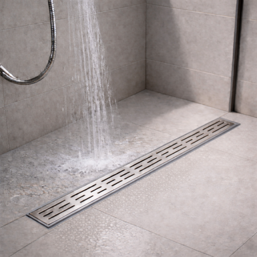 Κανάλι Ντουζιέρας Duscheline Γραμμικό Optimal Style 30 cm DU-155130  Inox