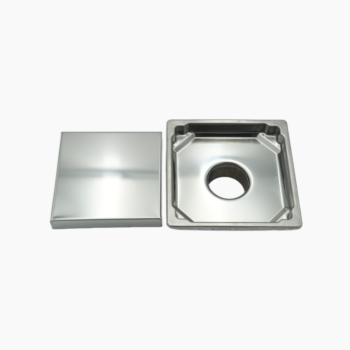 Κανάλι Ντουζιέρας Duscheline Τετράγωνο Santo-S 15x15 mm με έξοδο Φ 50mm  DU-697050 Ιnox