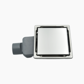 Κανάλι Ντουζιέρας Duscheline Τετράγωνο Santo-S 15x15 mm με έξοδο Φ 50mm  DU-697050 Ιnox