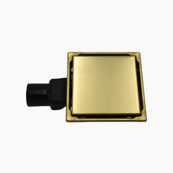 Κανάλι Ντουζιέρας Duscheline Τετράγωνο Santo-S 15x15 mm με έξοδο Φ 50mm  DU-699050 Χρυσό