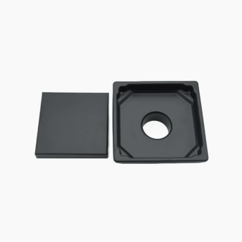 Κανάλι Ντουζιέρας Duscheline Τετράγωνο Santo-S 15x15 mm με έξοδο Φ 50mm  DU-698050 Μαύρο