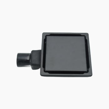 Κανάλι Ντουζιέρας Duscheline Τετράγωνο Santo-S 15x15 mm με έξοδο Φ 50mm  DU-698050 Μαύρο