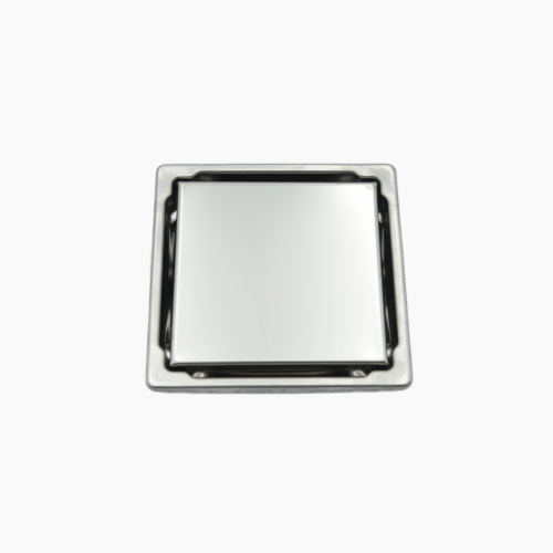 Κανάλι Ντουζιέρας Duscheline Τετράγωνο Santo 15x15 mm με έξοδο Φ 100mm  DU-697100 Ιnox