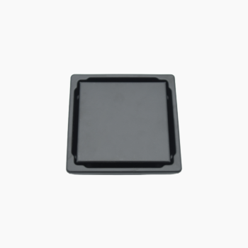 Κανάλι Ντουζιέρας Duscheline Τετράγωνο Santo 15x15 mm με έξοδο Φ 100mm  DU-698100  Μαύρο
