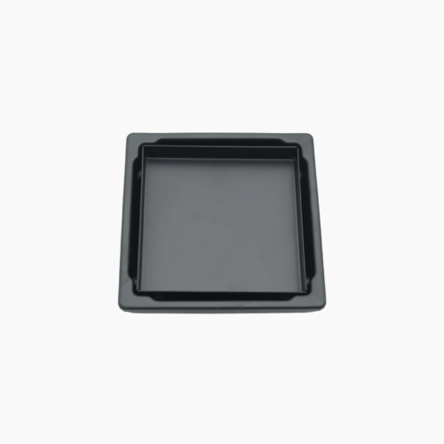 Κανάλι Ντουζιέρας Duscheline Τετράγωνο Santo 15x15 mm με έξοδο Φ 100mm  DU-698100  Μαύρο