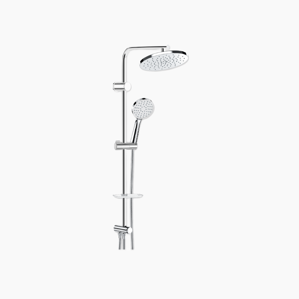 Στήλη Ντους Στρογγυλή ''Παταριού'' Dusho Chrome DM-7056 Χρώμιο