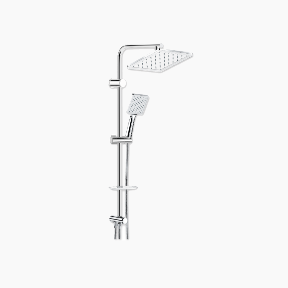 Στήλη Ντους Τετράγωνη ''Παταριού'' Dusho Chrome DM-7059  Χρώμιο