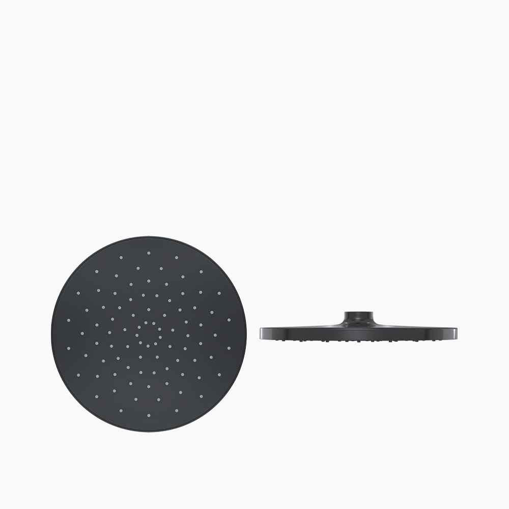 Στήλη Ντους Στρογγυλή Dusho Piano Black DM-7073 Μαύρο