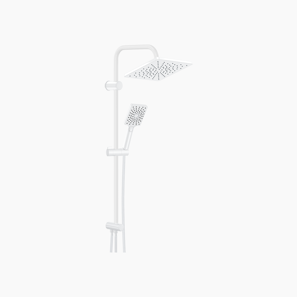 Στήλη Ντους Τετράγωνη Pera Alpine White DM-7494 Ματ Λευκό