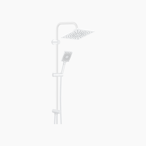 Στήλη Ντους Τετράγωνη Pera Alpine White DM-7494 Ματ Λευκό