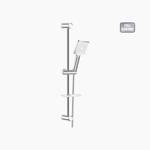 Βέργα Ντους Τετράγωνη Pera ChromeFull DM-3768 Χρώμιο