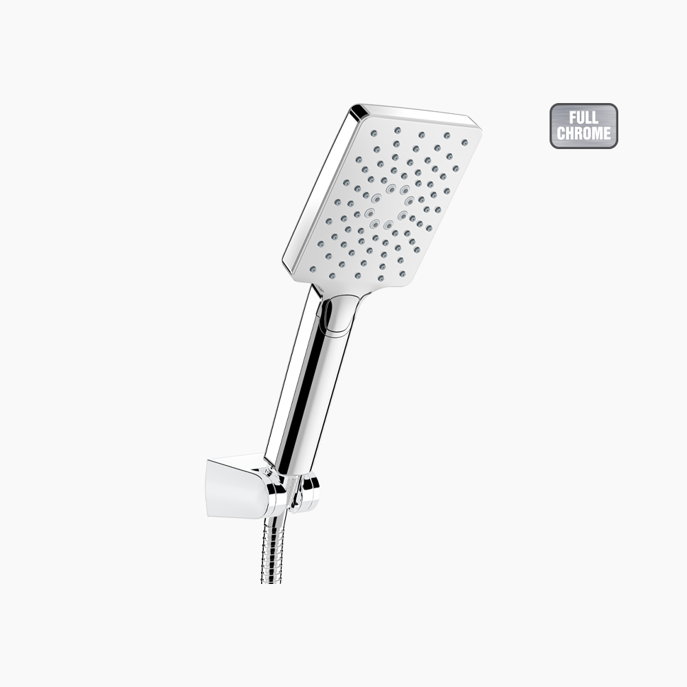 Σετ Εντοιχισμού Τετράγωνη Τριπλής Ροής με Διανομέα Ορειχάλκινο DM-2771 Χρώμιο