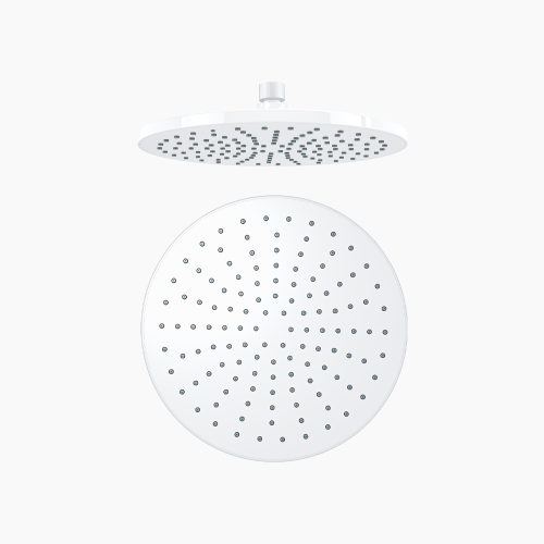 Κώδωνας Ντους Στρόγγυλη Φ 250 mm Icon White DM-4701  Λευκή