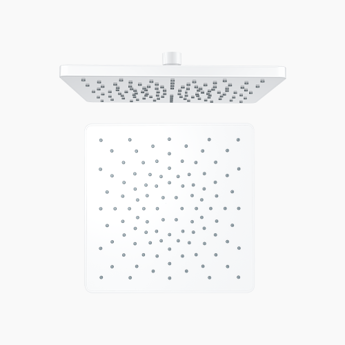 Κώδωνας Ντους Τετράγωνη 250x250 mm  Pera White DM-4751  Λευκή