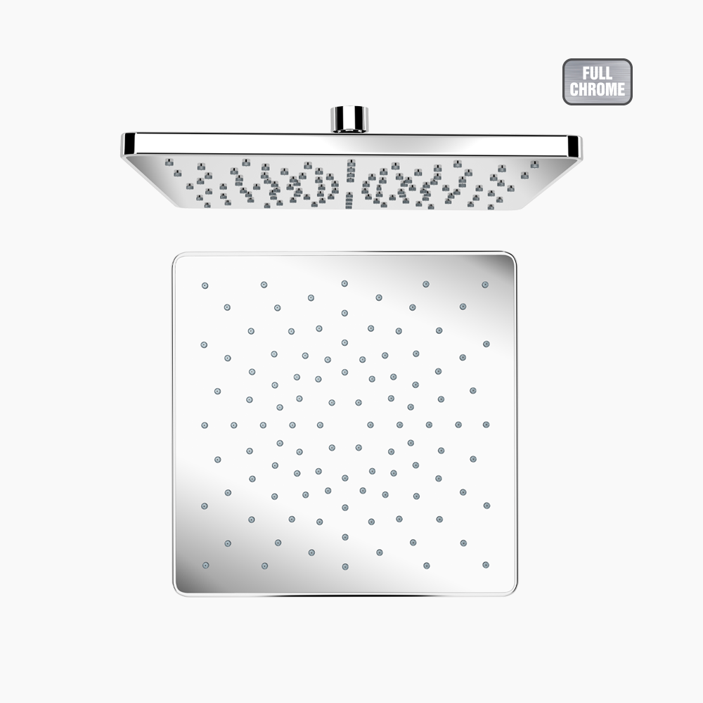 Σετ Εντοιχισμού Τετράγωνη Τριπλής Ροής με Διανομέα Ορειχάλκινο DM-2771 Χρώμιο