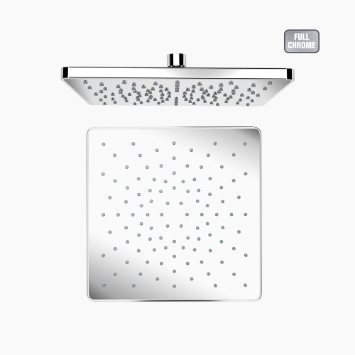 Κώδωνας Ντους Τετράγωνη 250x250 mm  Pera ChromeFull DM-4775 Χρώμιο