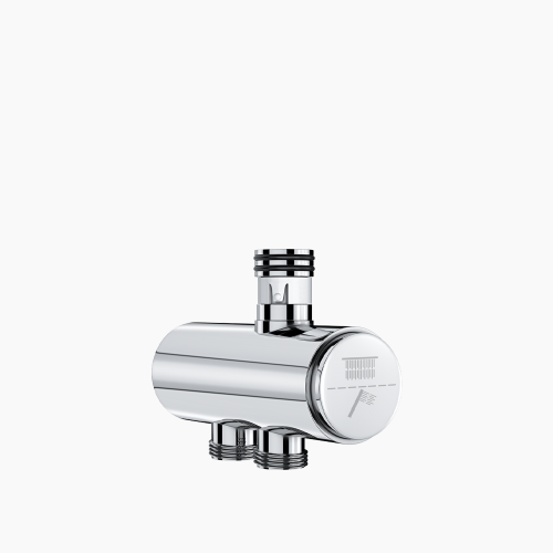 Διανομέας Ντουζ Στρόγγυλο Πατητός Push-Button DM-9301 Χρώμιο