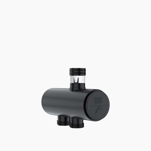 Διανομέας Ντουζ Στρόγγυλο Πατητός Push-Button DM-9305 Μαύρο